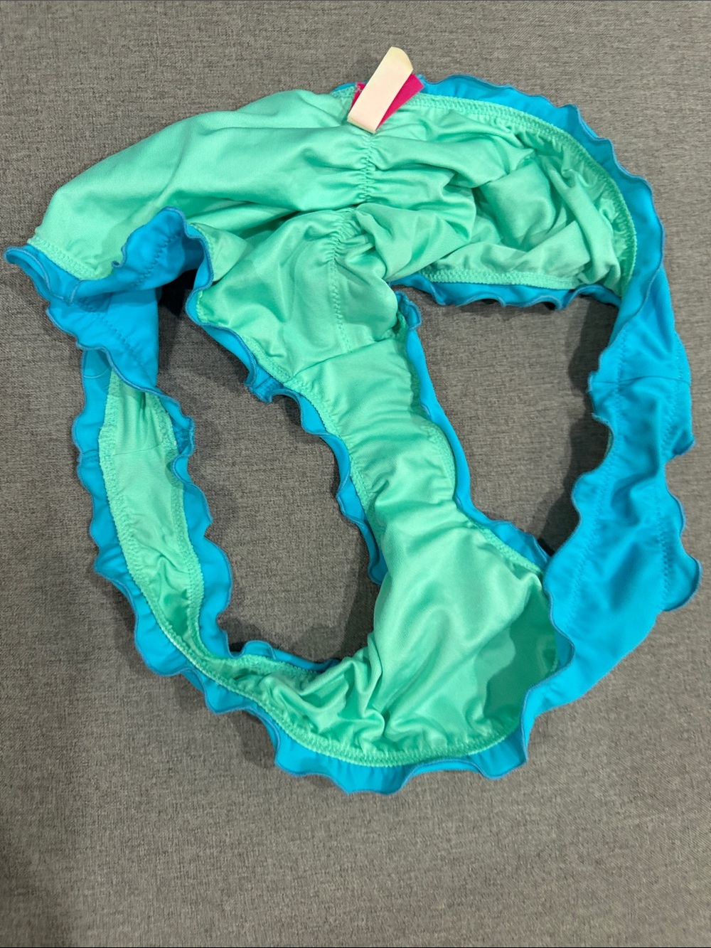 Victoria’s Secret Turquoise Ruffle Bikini Bottom - Picture 4 of 4